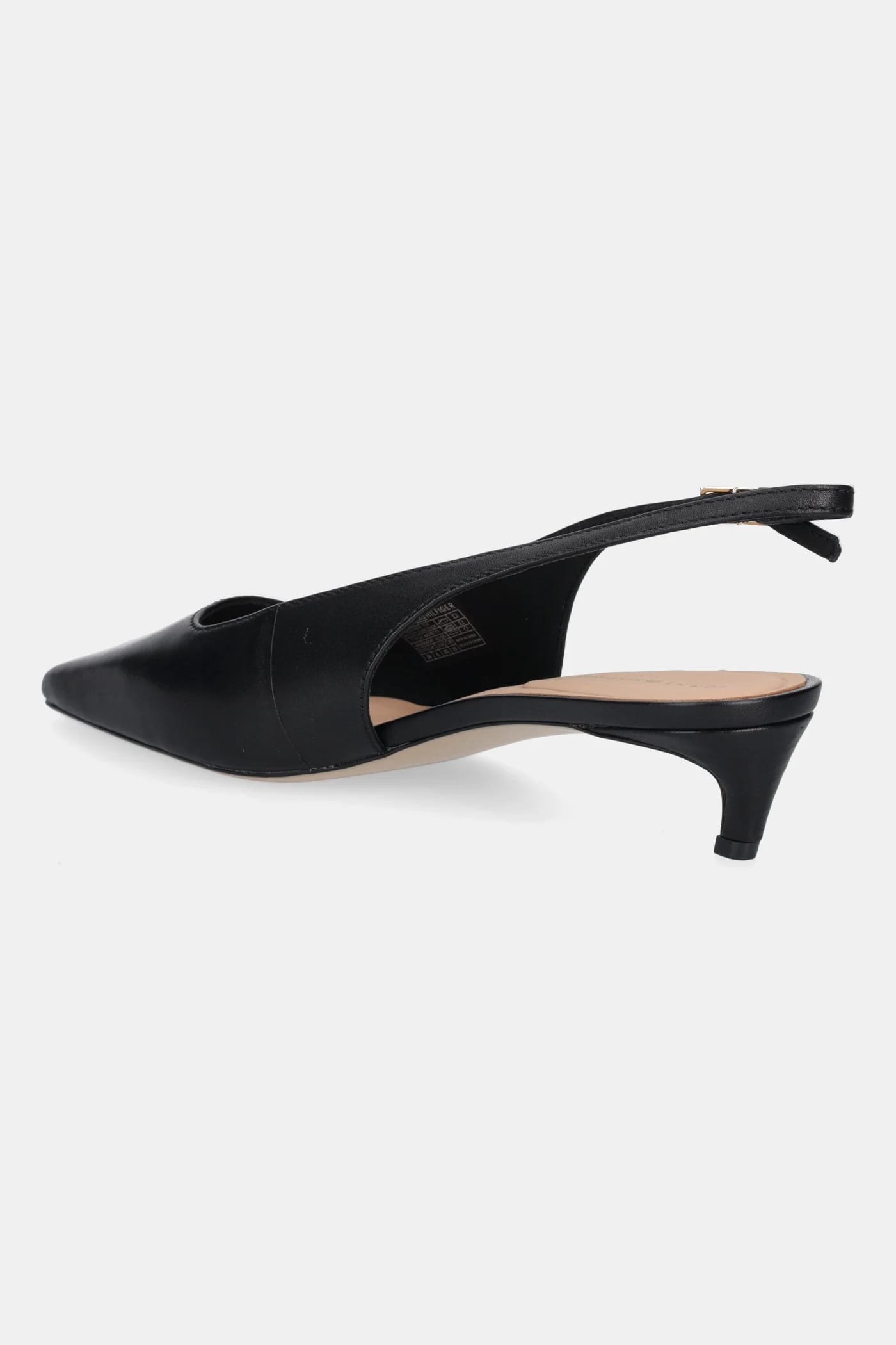 Кожаные туфли на высоком каблуке с квадратным носком KITTEN SLINGBACK - фото 3