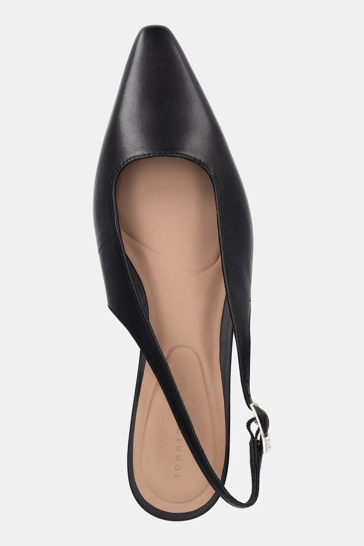 Кожаные туфли на высоком каблуке с квадратным носком KITTEN SLINGBACK - фото 4