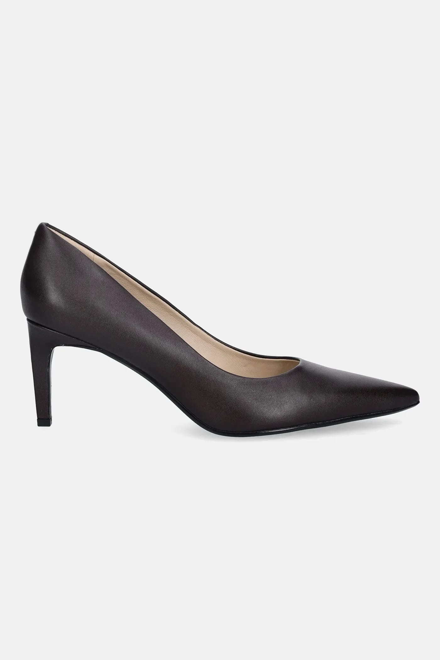 Кожаные туфли на высоком каблуке ESS STILETTO 70 бордовые для женщин - фото 2