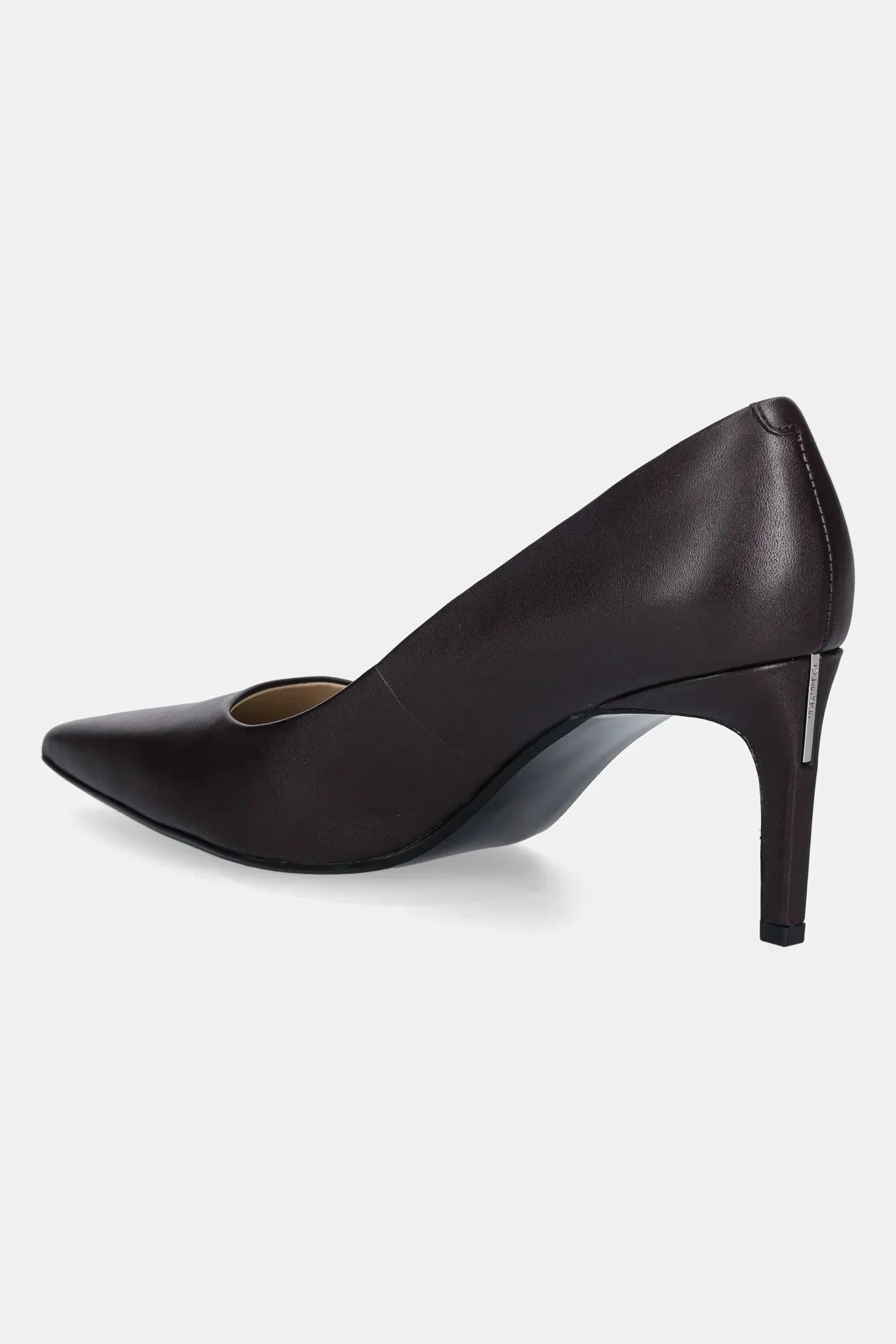 Кожаные туфли на высоком каблуке ESS STILETTO 70 бордовые для женщин - фото 3
