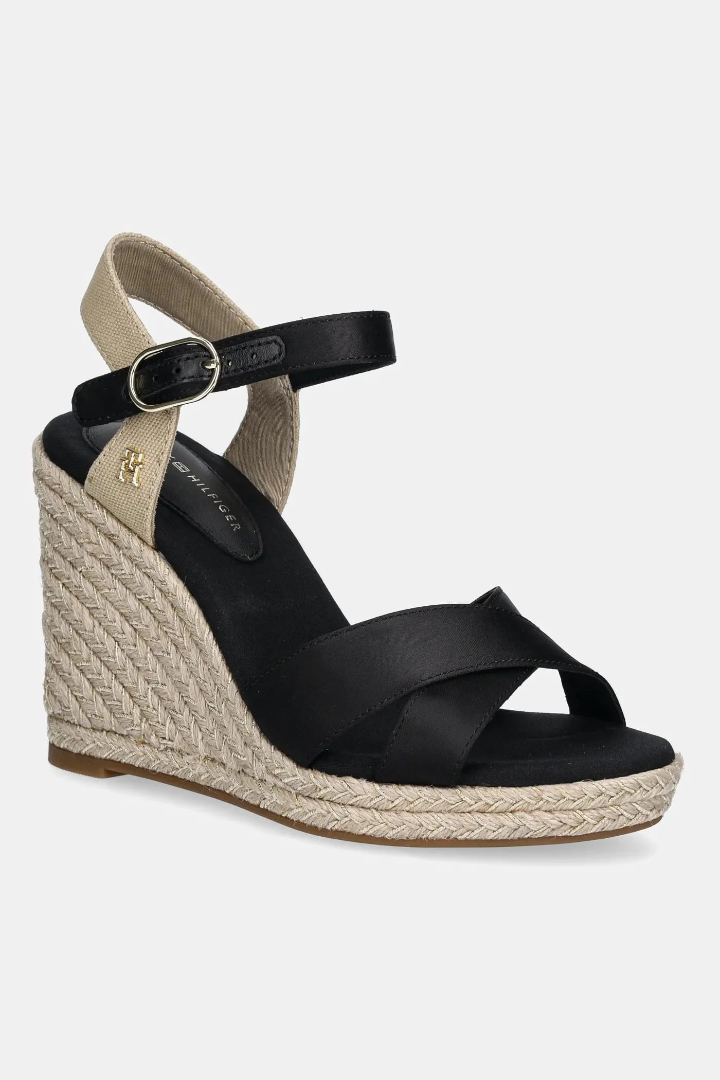 Сандалии SATIN HIGH WEDGE ESPADRILLE