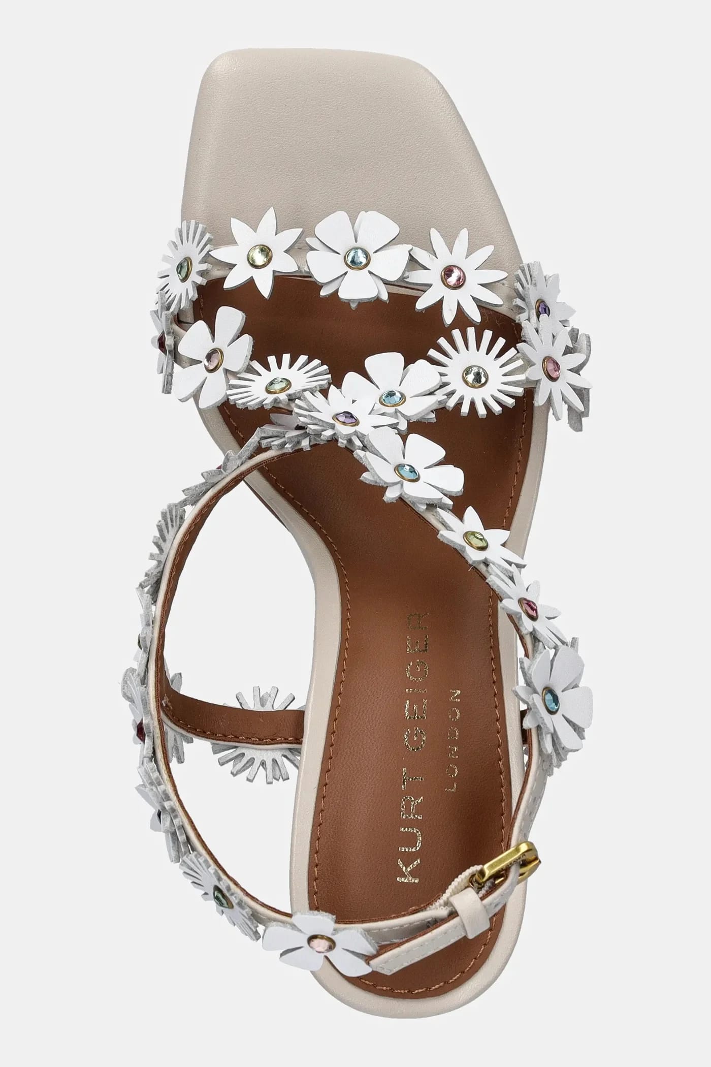 кожаные сандалии Flower Sandal - фото 4