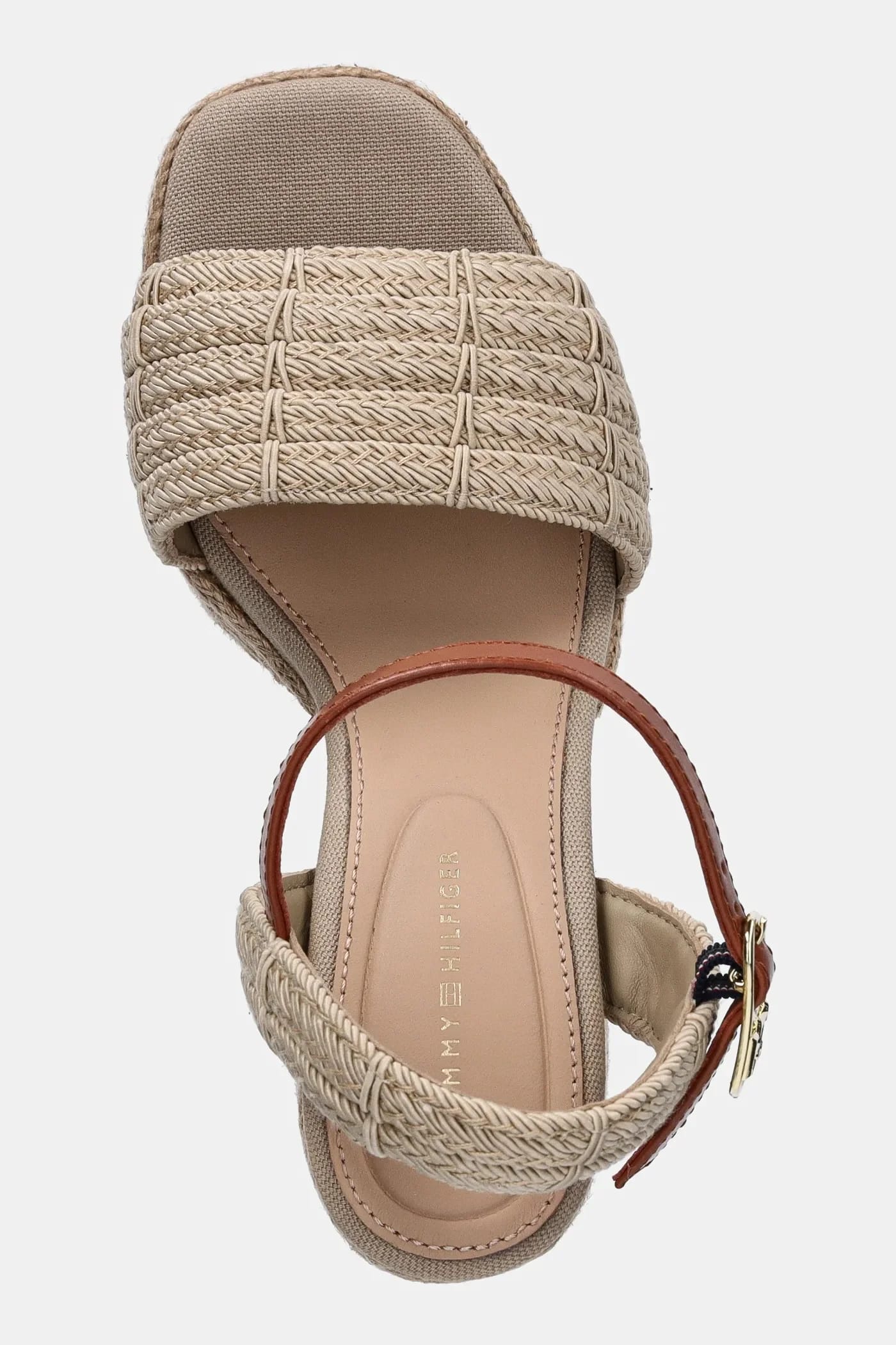 САНДАЛИИ НА ПЛАТФОРМЕ ROPE HEEL - фото 4
