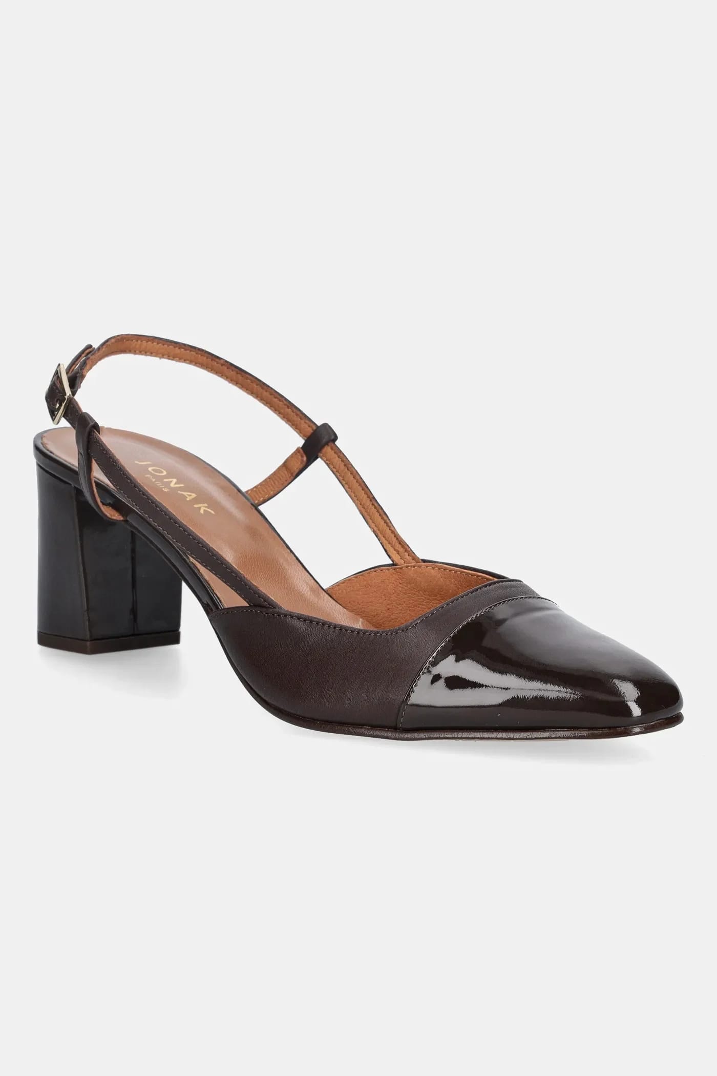 DHAPOP VERNIS/CUIR кожаные туфли