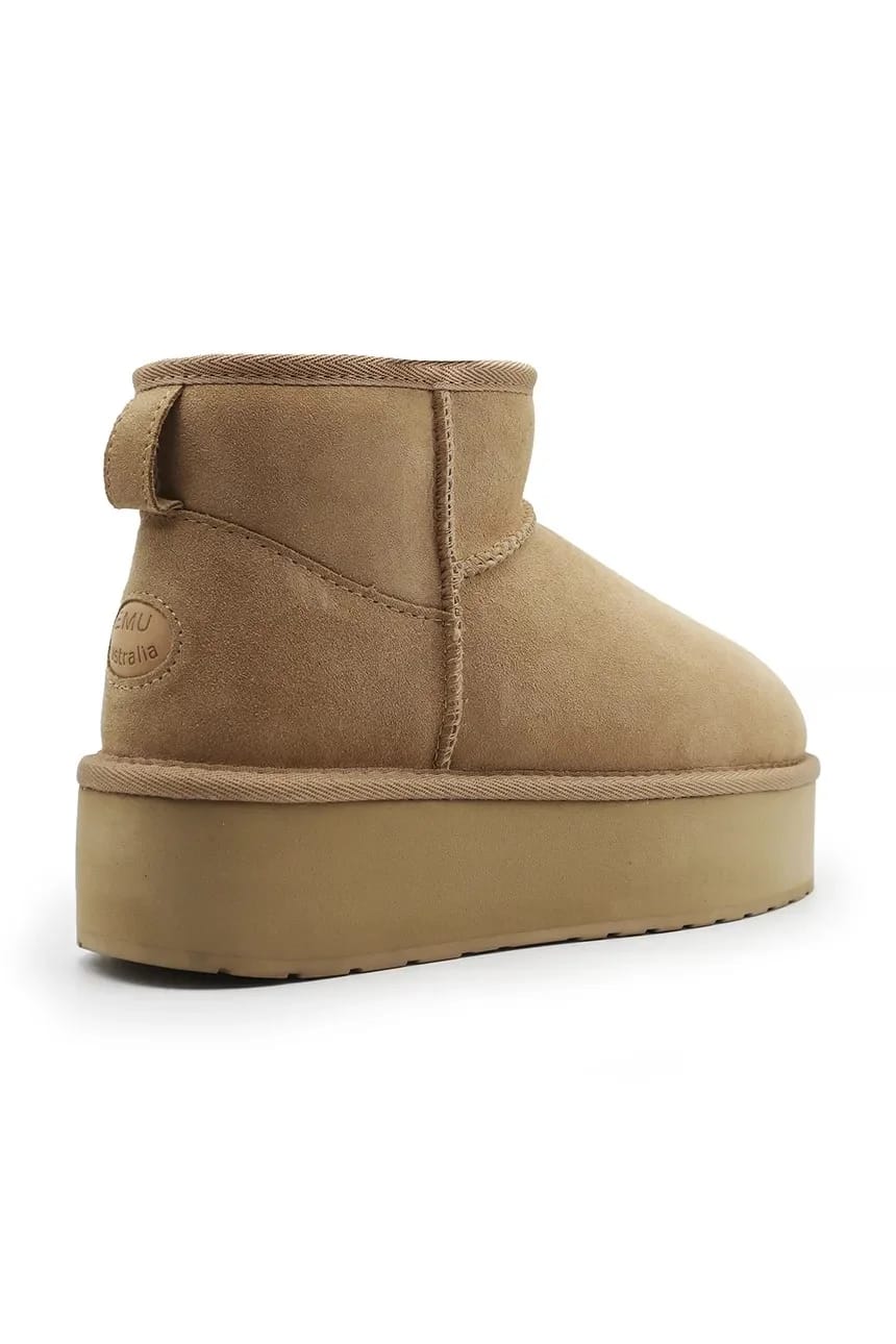 Замшевые зимние ботинки Stinger Micro Flatform бежевые для женщин - фото 2