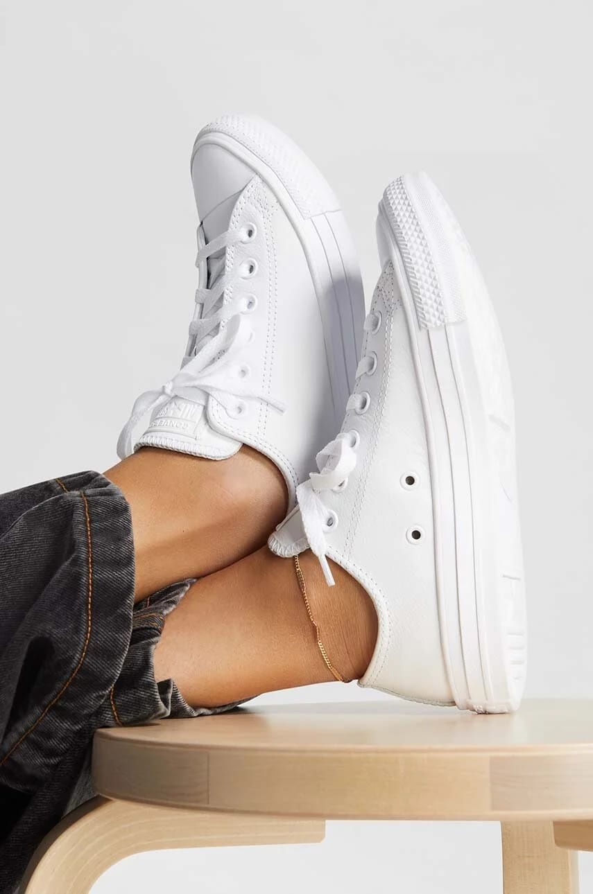 кроссовки Chuck Taylor All Star белые для женщин - фото 8