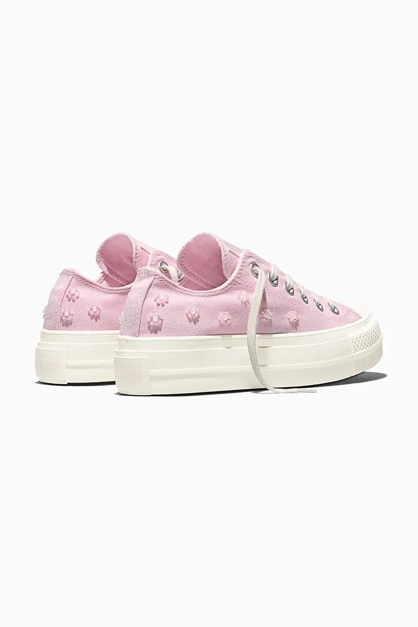 кроссовки Chuck Taylor All Star Lift розовые для женщин - фото 3