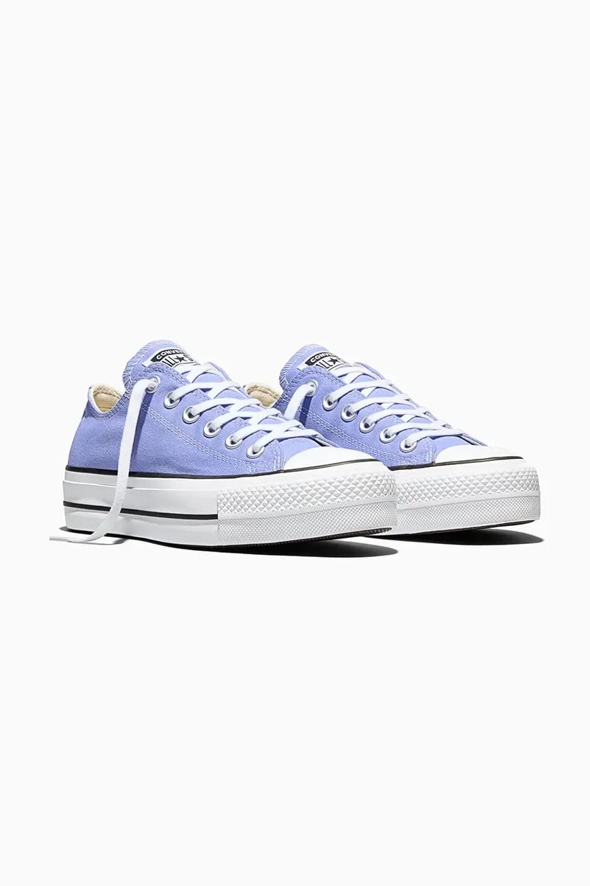 кроссовки Chuck Taylor All Star Lift синие для женщин - фото 2
