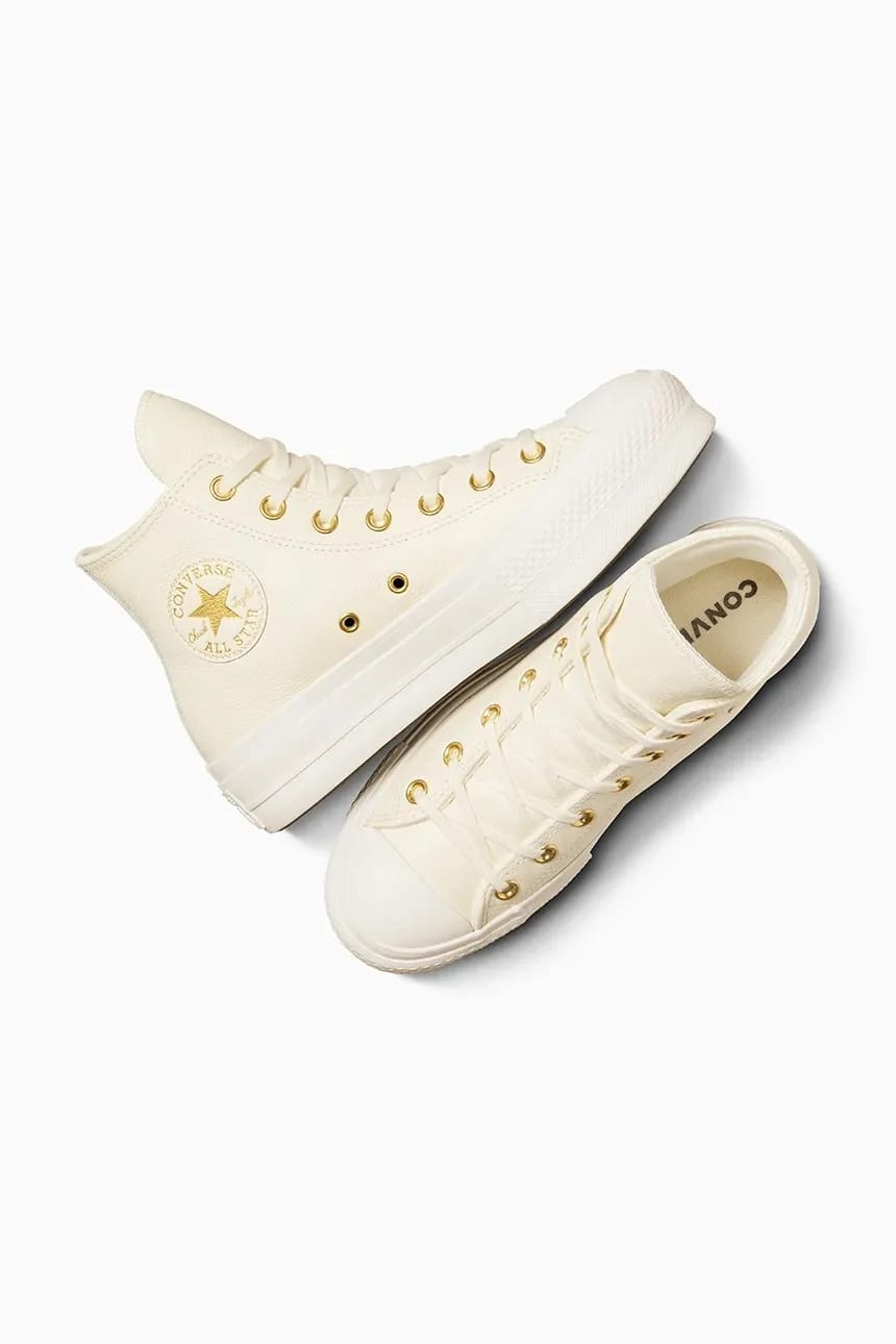 кожаные кроссовки Chuck Taylor All Star Lift - фото 7