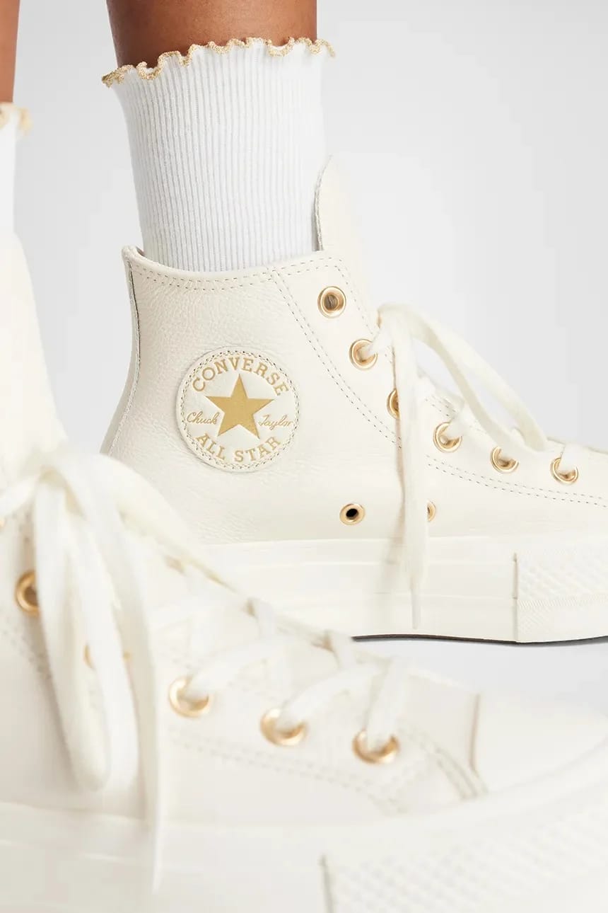 кожаные кроссовки Chuck Taylor All Star Lift - фото 10
