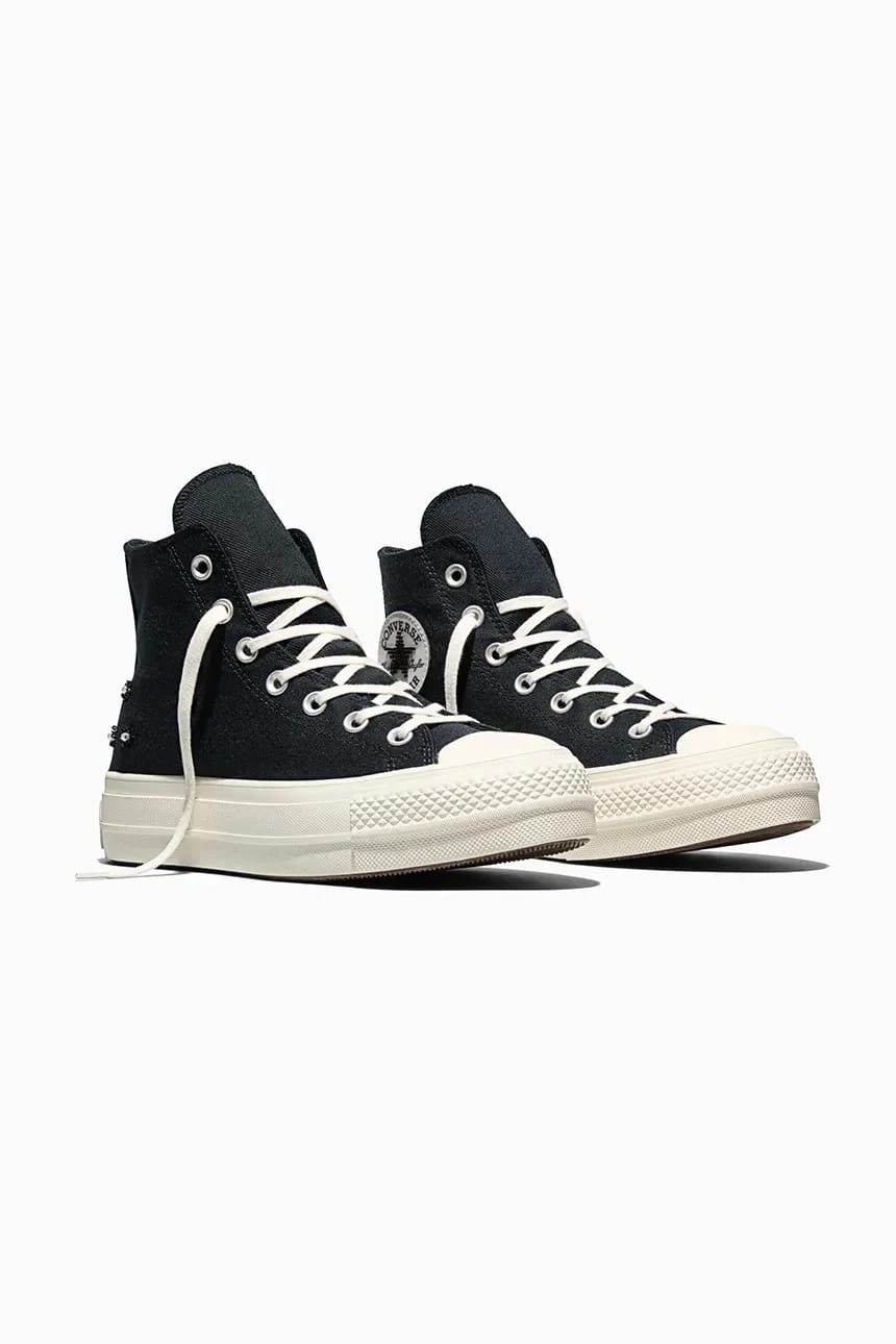 кроссовки Chuck Taylor All Star Lift черные для женщин - фото 2
