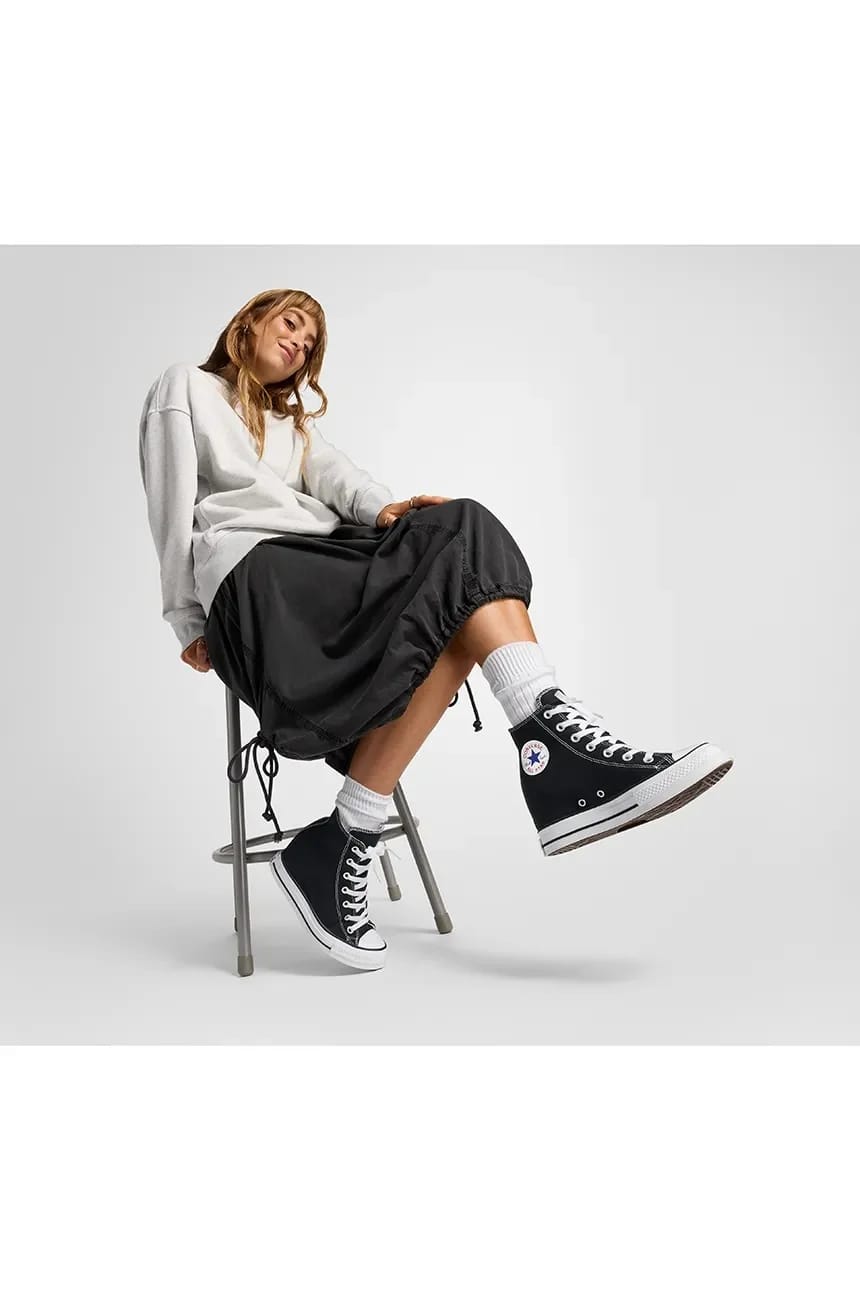 кроссовки Chuck Taylor All Star на танкетке - фото 7