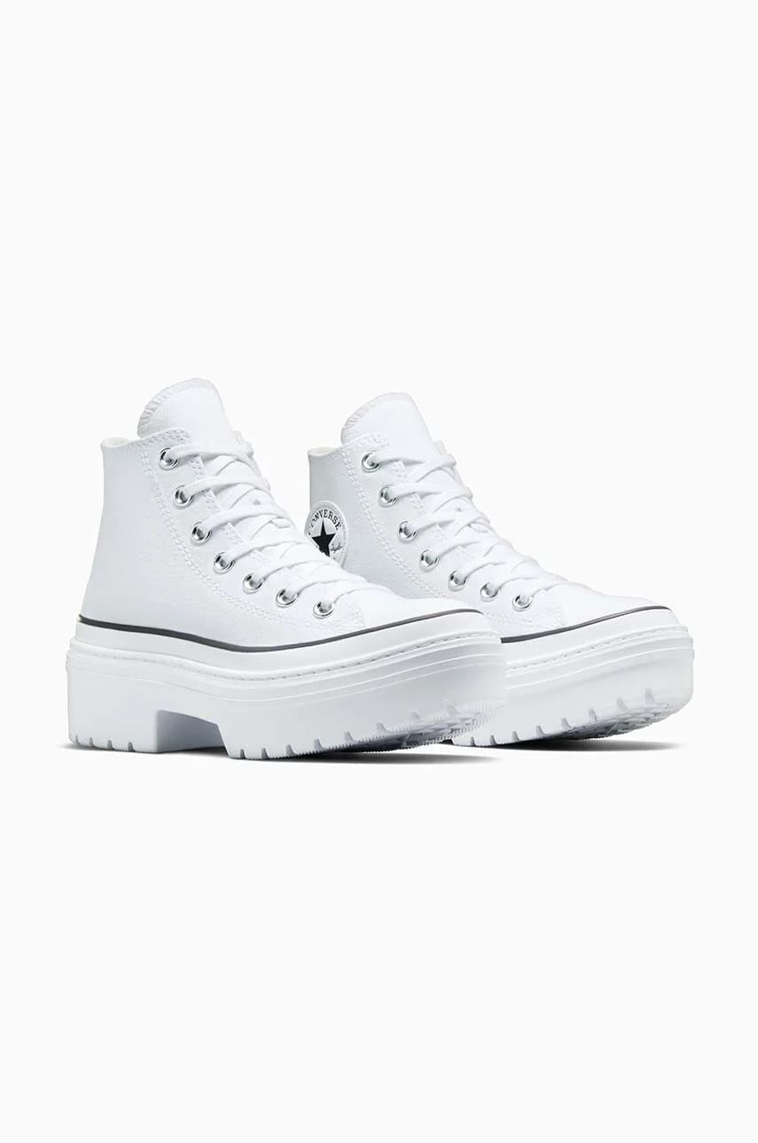 кроссовки Chuck Taylor All Star на каблуке с проборами - фото 2