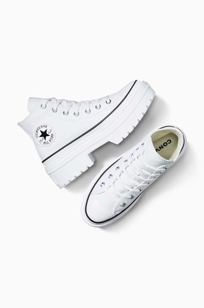 кроссовки Chuck Taylor All Star на каблуке с проборами - фото 8