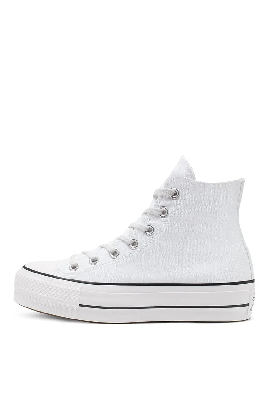 кроссовки Chuck Taylor All Star Lift белые для женщин - фото 4
