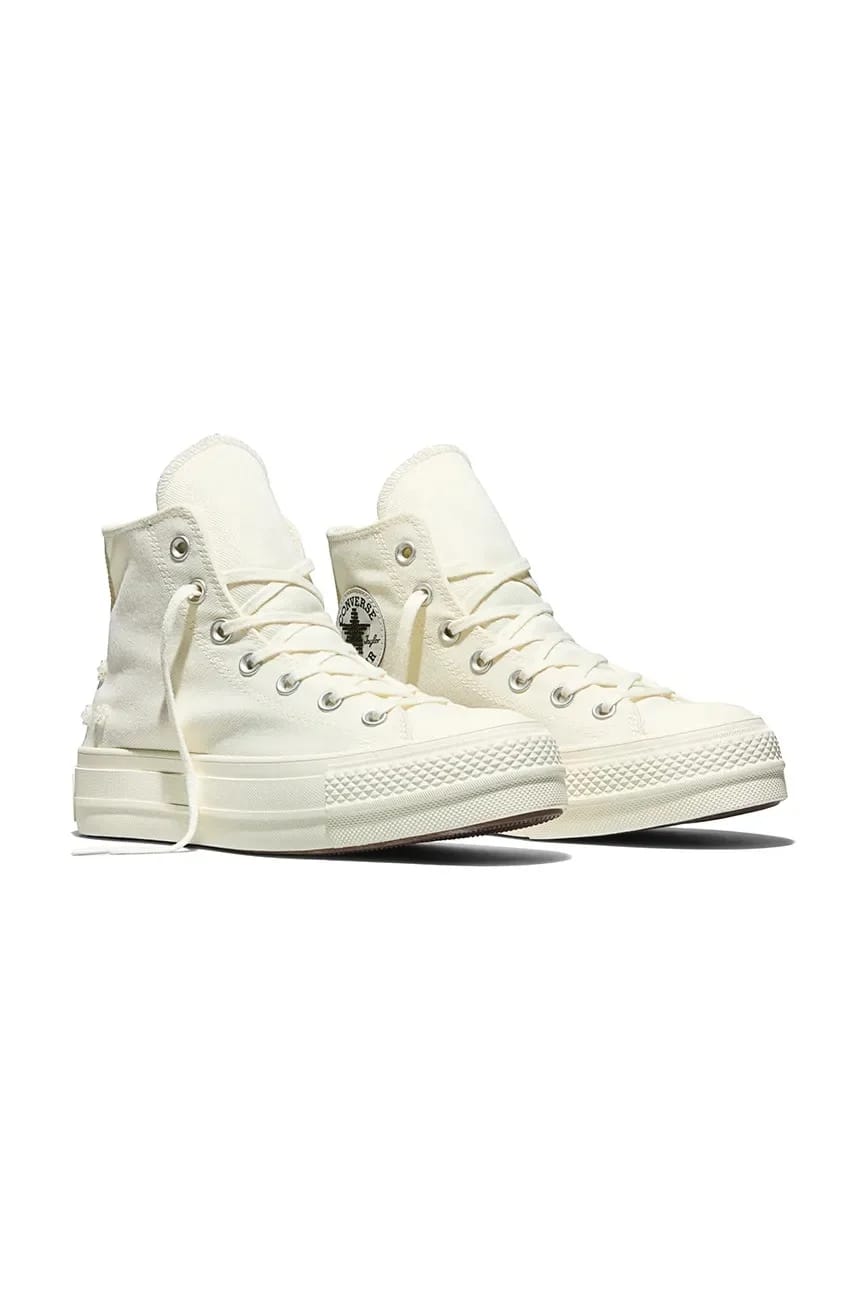 кроссовки Chuck Taylor All Star Lift бежевые для женщин - фото 2