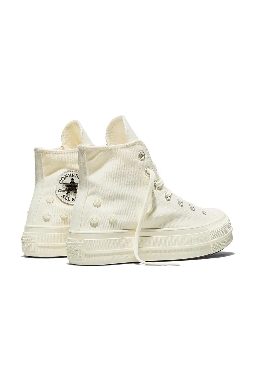 кроссовки Chuck Taylor All Star Lift бежевые для женщин - фото 3