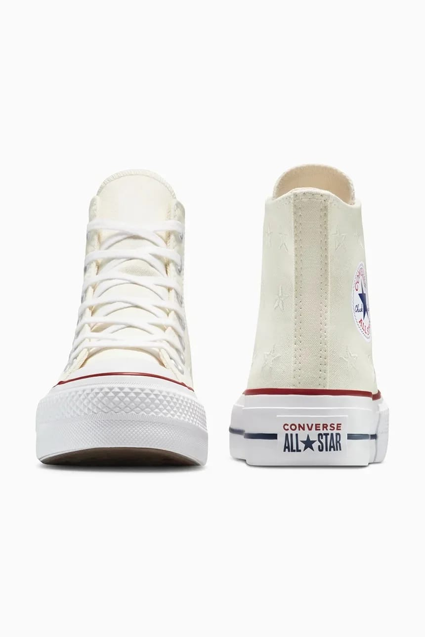 кроссовки Chuck Taylor All Star Lift белые для женщин - фото 3