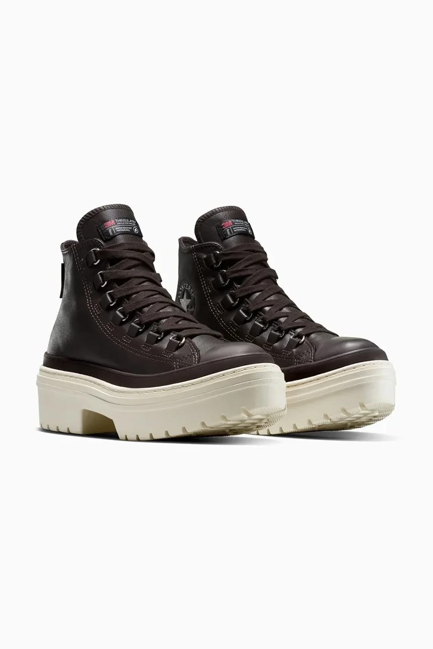 кожаные кроссовки Chuck Taylor All Star Lugged Heel Cc - фото 2