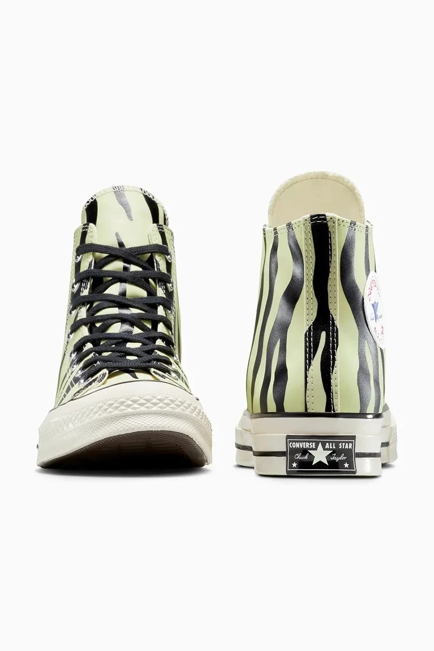 кроссовки Chuck 70 Glow In The Dark с зеброй - фото 3
