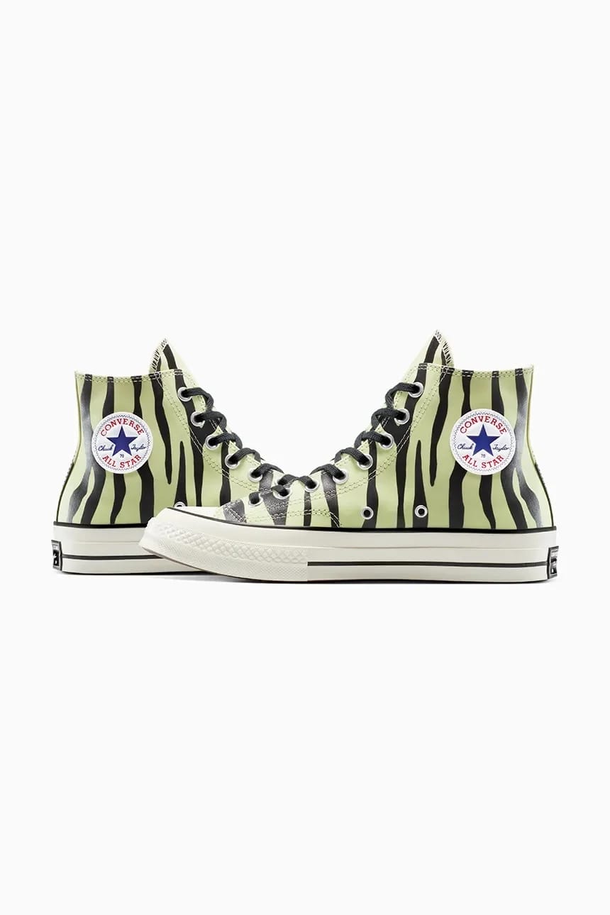 кроссовки Chuck 70 Glow In The Dark с зеброй - фото 4