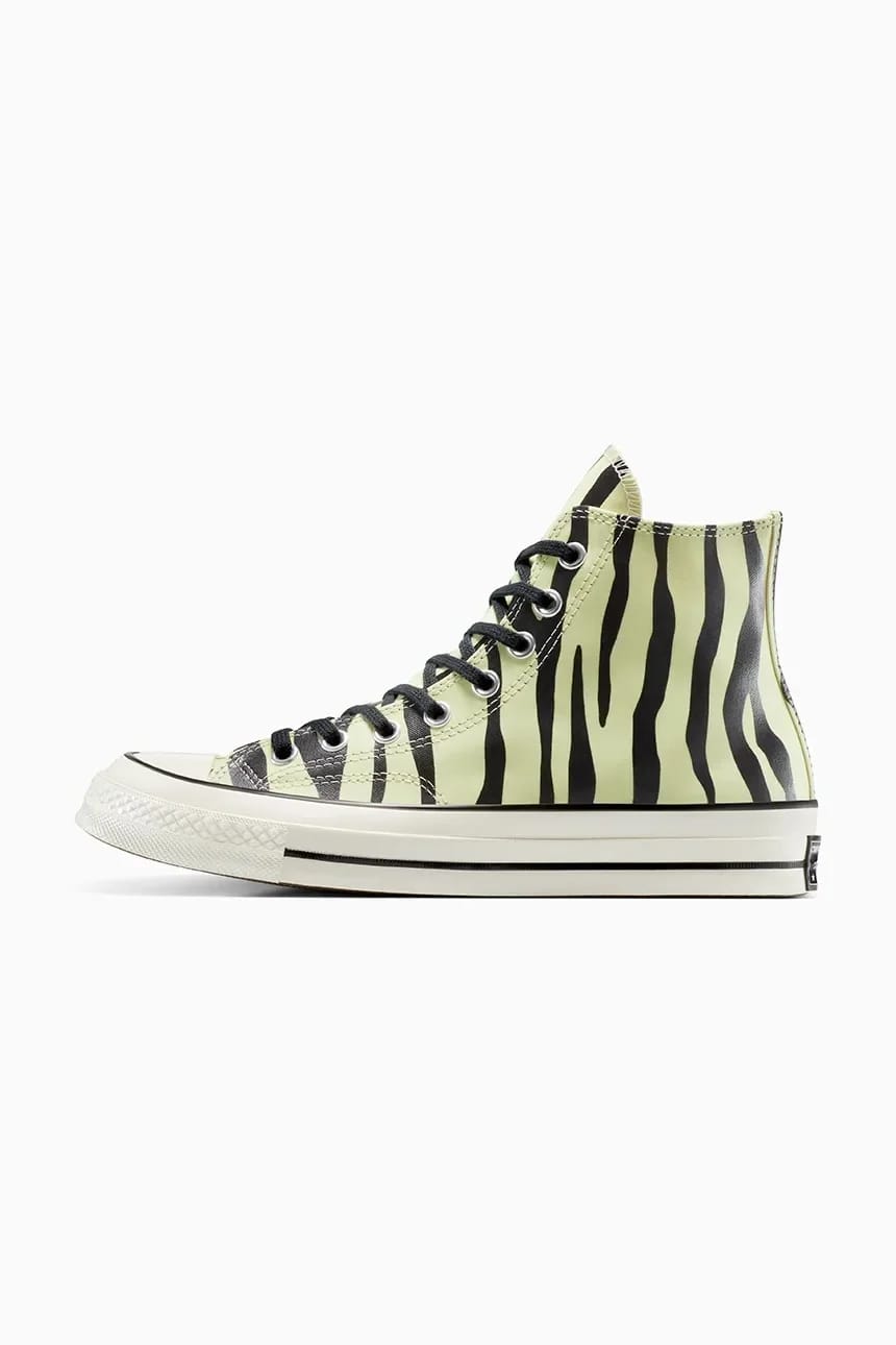 кроссовки Chuck 70 Glow In The Dark с зеброй - фото 5