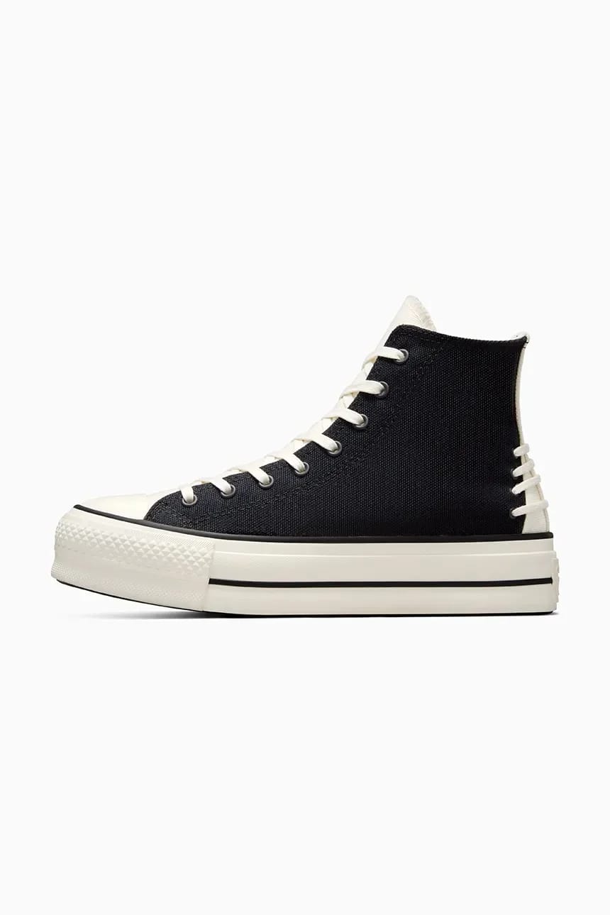 кроссовки Chuck Taylor All Star Lift черные для женщин - фото 5