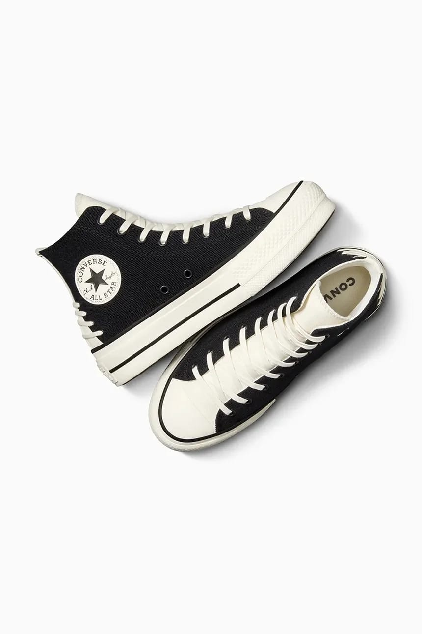 кроссовки Chuck Taylor All Star Lift черные для женщин - фото 7