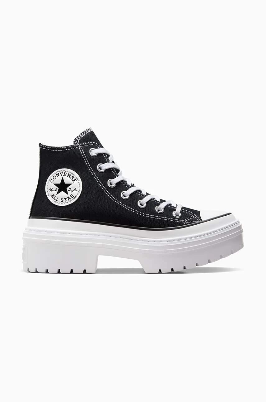 кроссовки Chuck Taylor All Star на каблуке с проборами