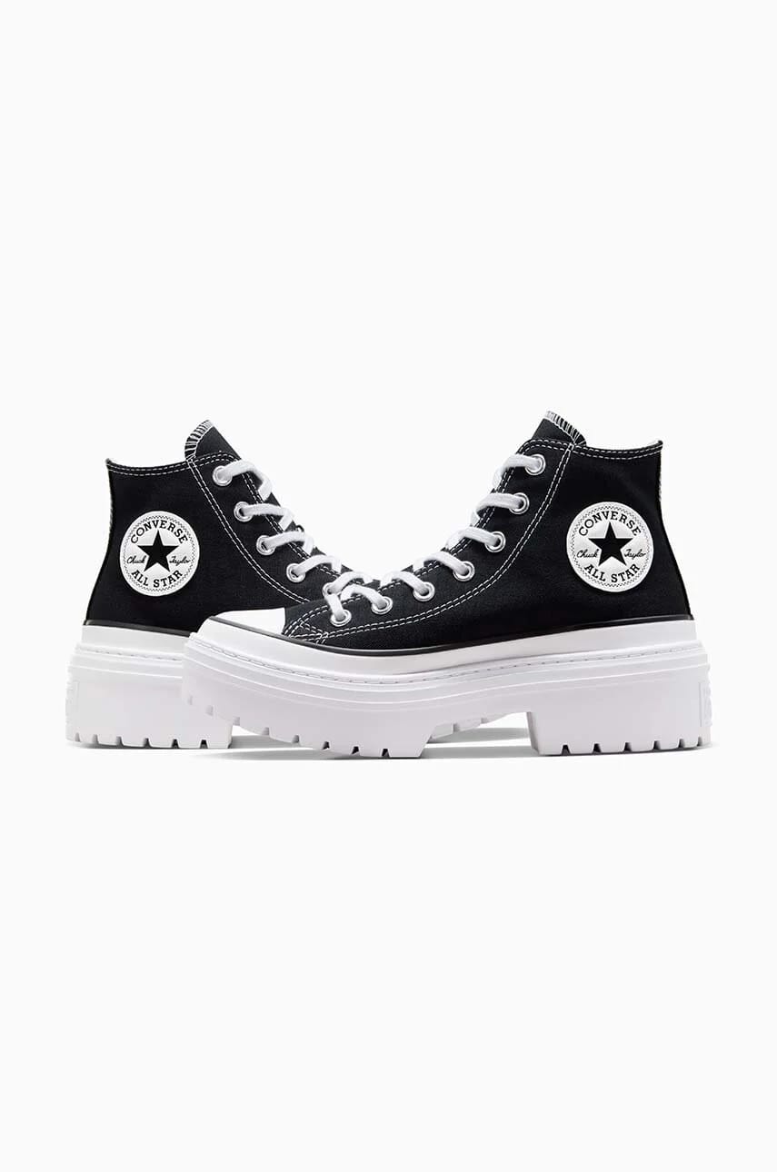 кроссовки Chuck Taylor All Star на каблуке с проборами - фото 4