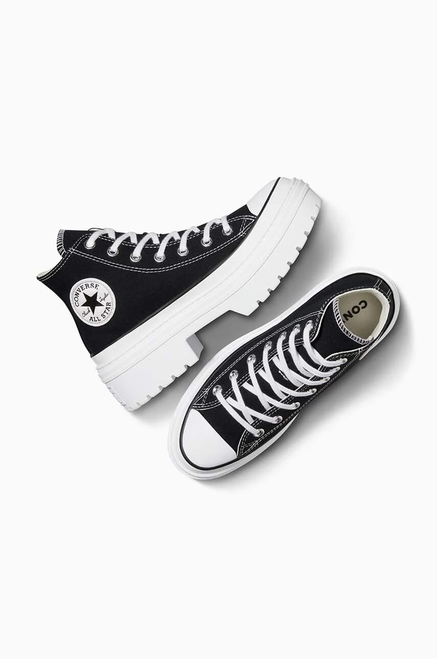 кроссовки Chuck Taylor All Star на каблуке с проборами - фото 7