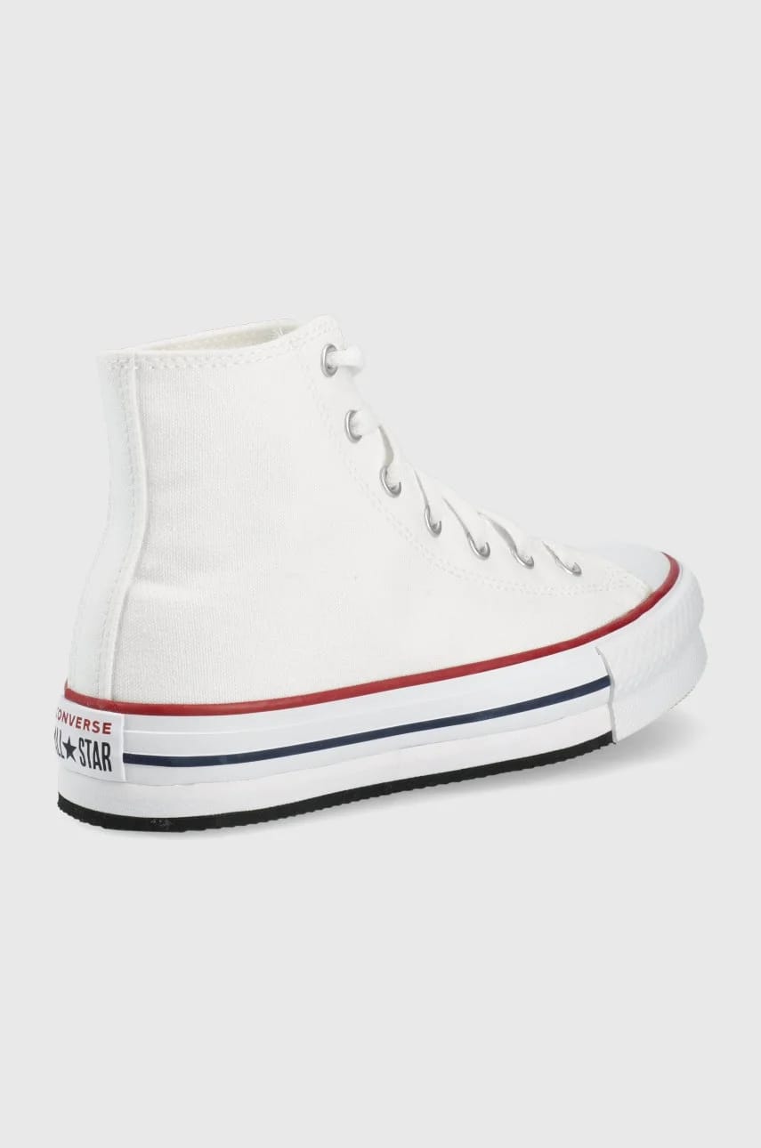 кроссовки Chuck Taylor All Star Lift белые для девочек - фото 2