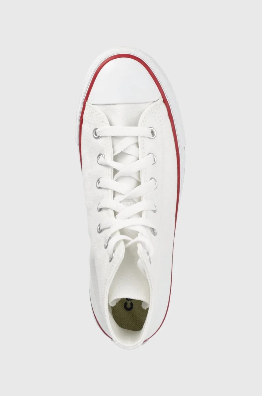кроссовки Chuck Taylor All Star Lift белые для девочек - фото 4