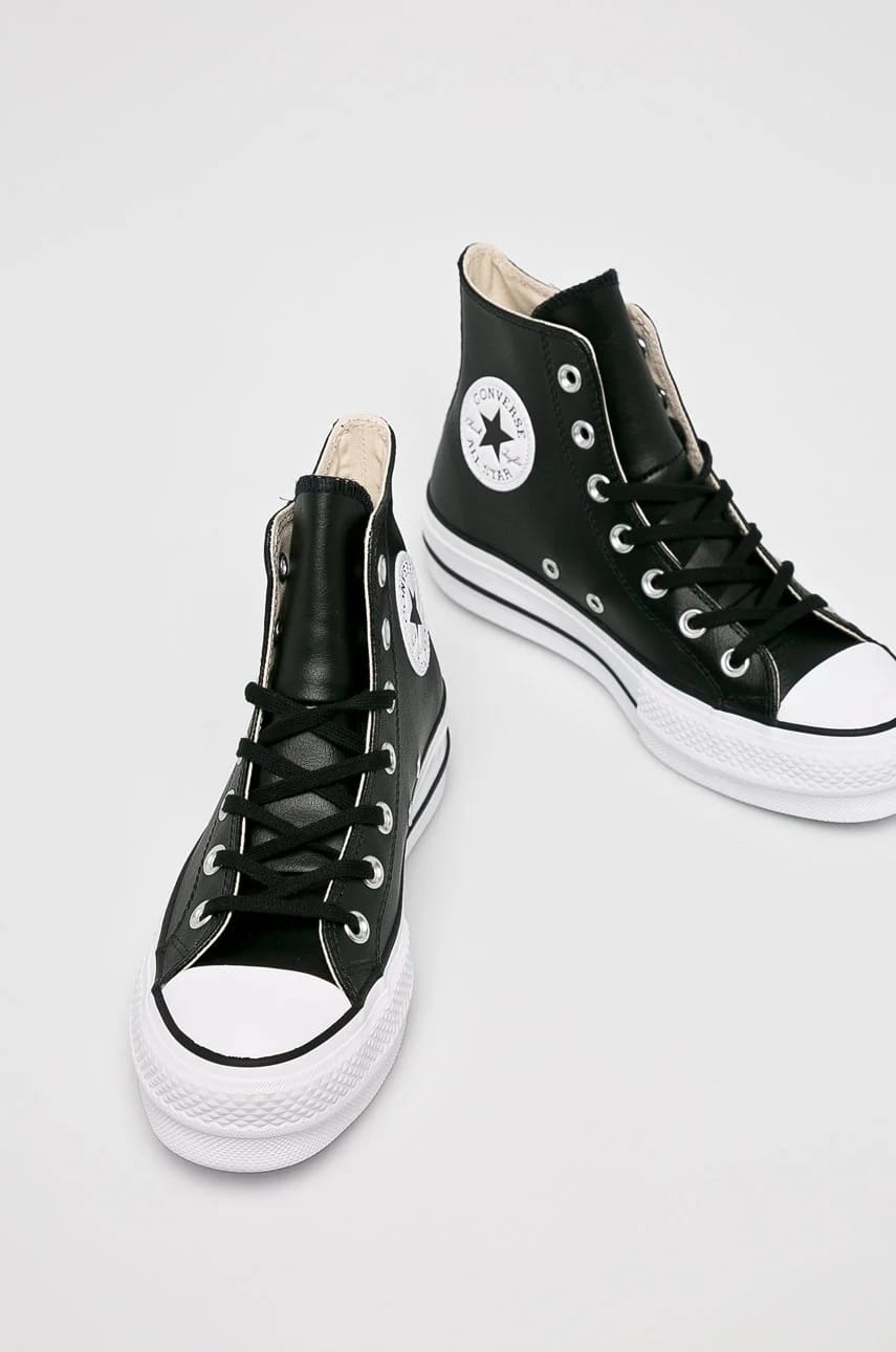 кроссовки Chuck Taylor All Star Lift черные для женщин - фото 4