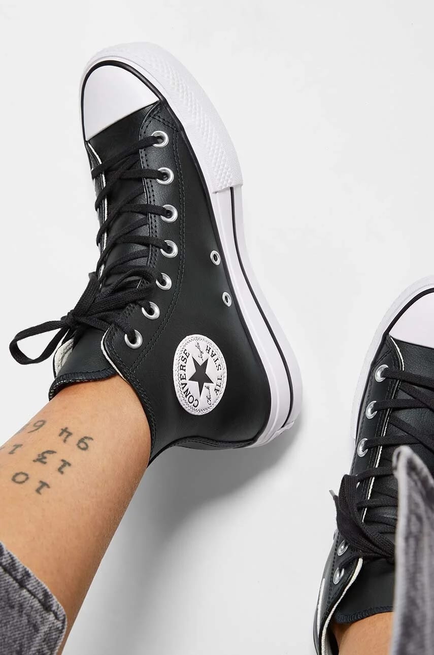 кроссовки Chuck Taylor All Star Lift черные для женщин - фото 5