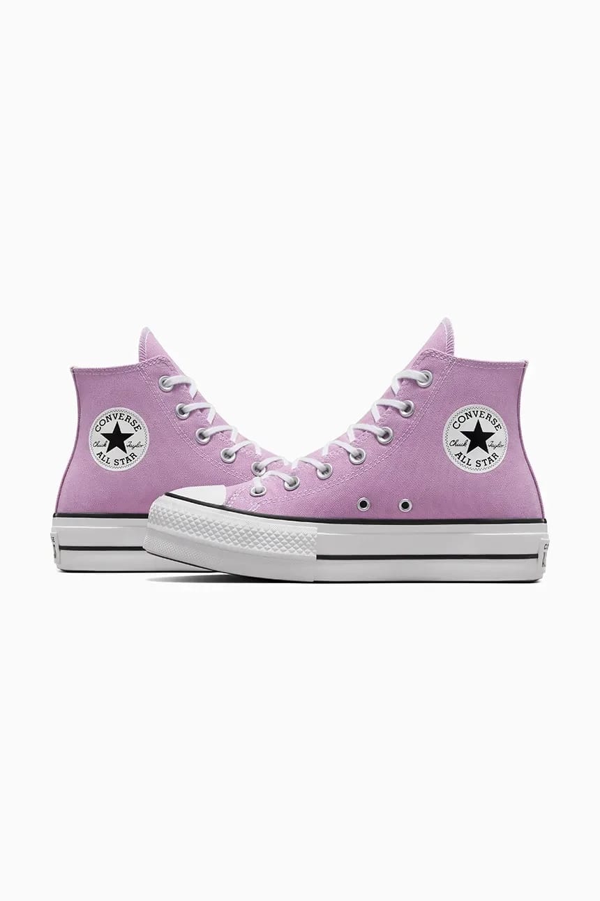 кроссовки Chuck Taylor All Star Lift фиолетовые для женщин - фото 4