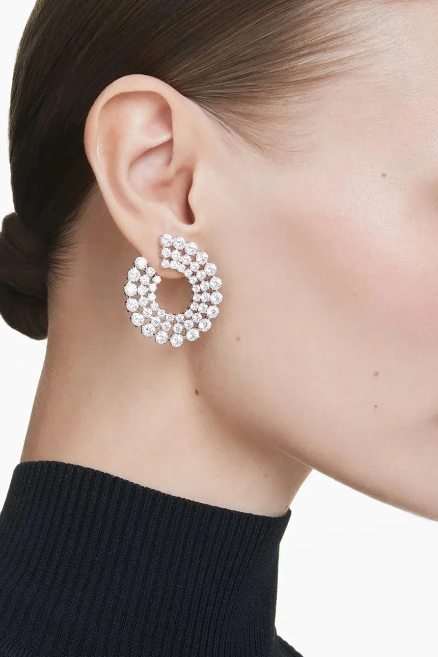 серьги МАТРИЦА серебро для женщин - фото 5