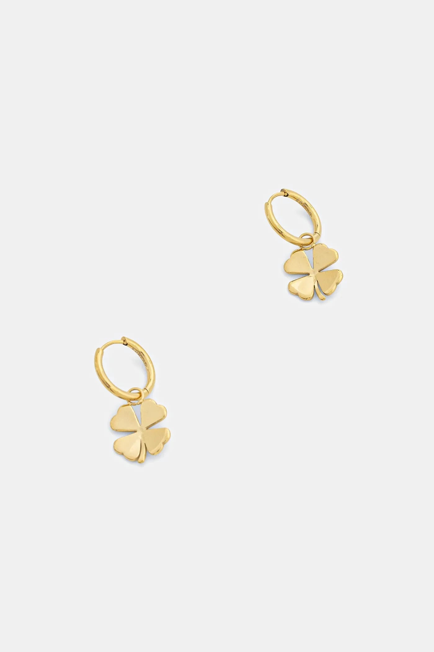 Позолоченные серьги Lucky