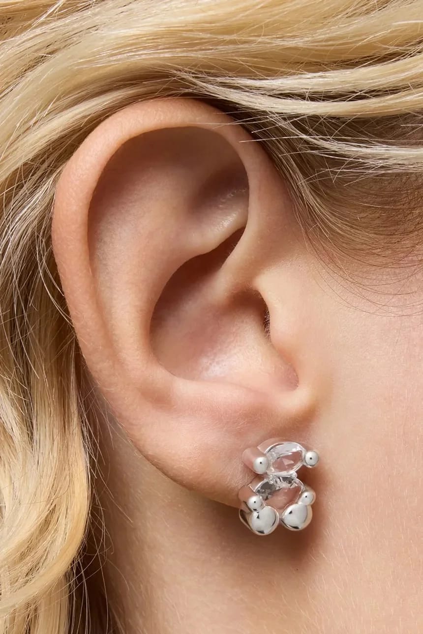 Серебряные серьги Bold Bear Gem - фото 6