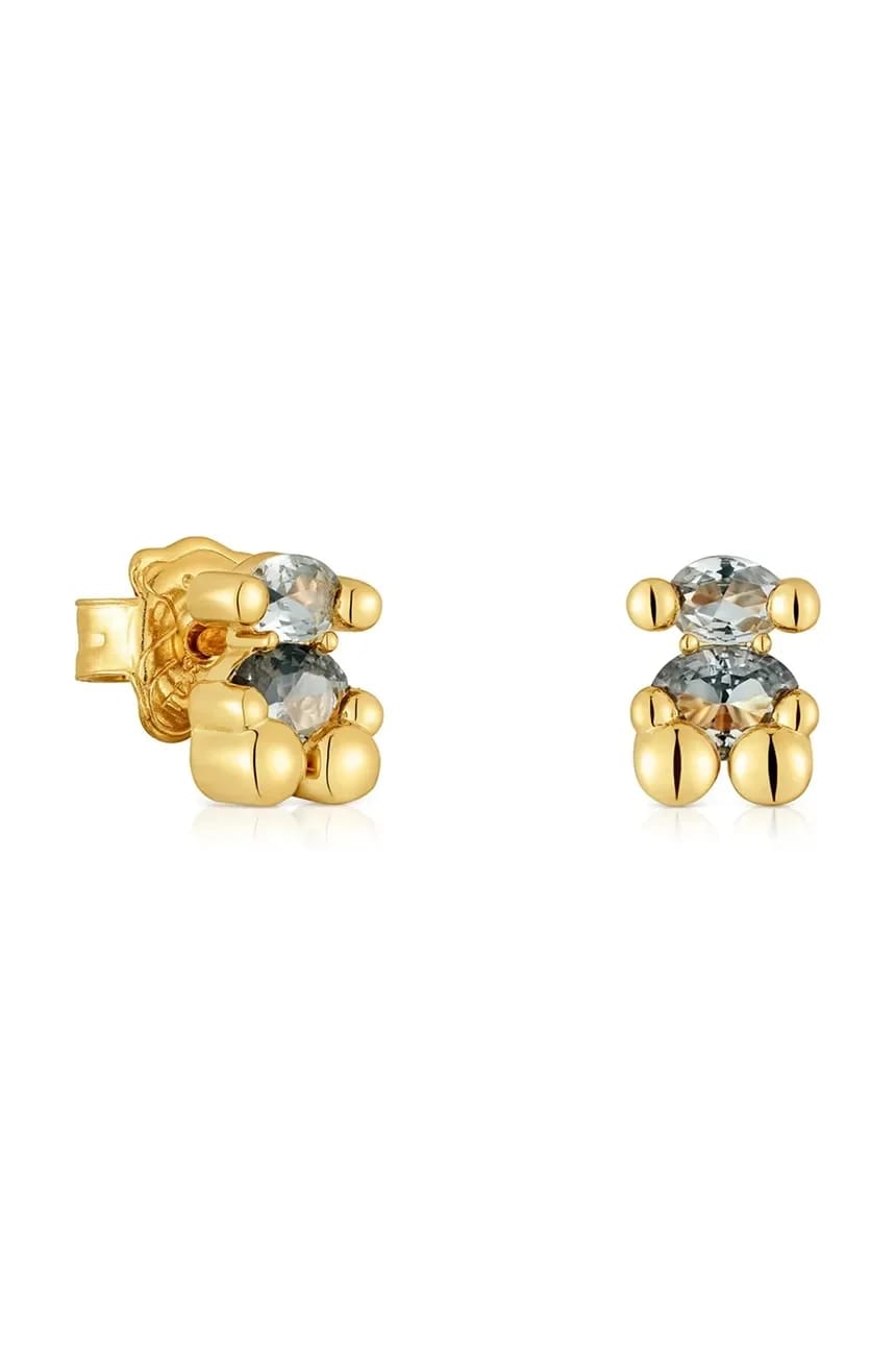 Позолоченные серебряные серьги Bold Bear Lab