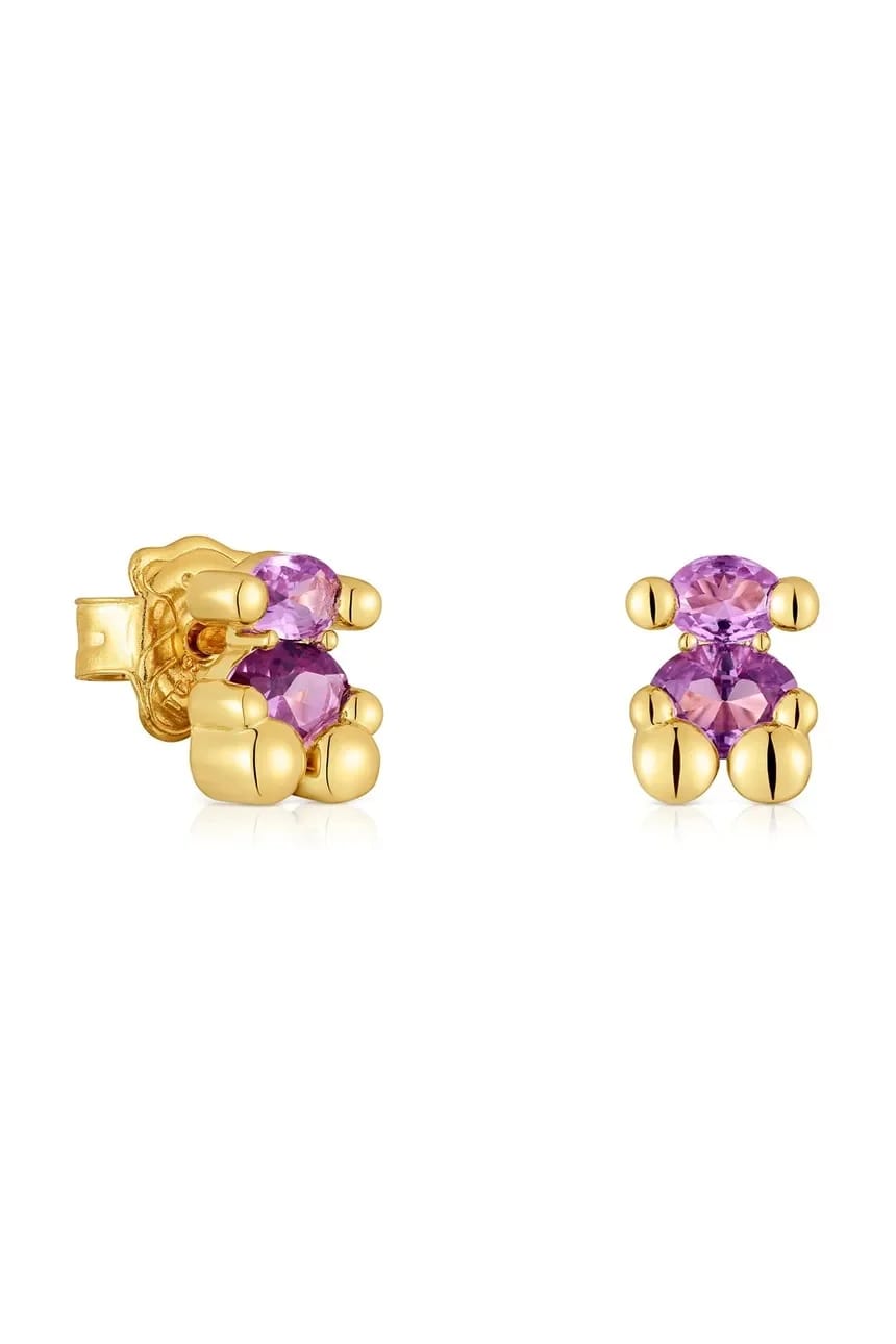 Позолоченные серебряные серьги Bold Bear Lab