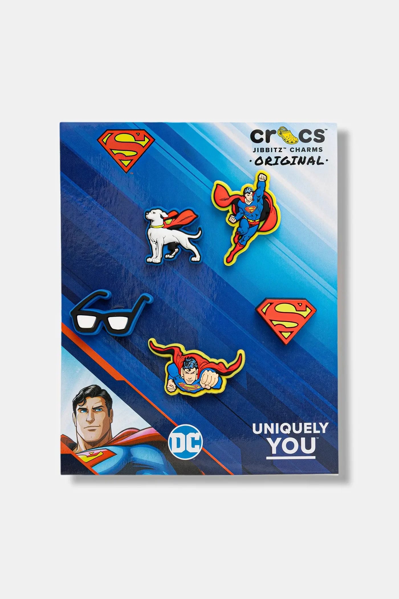 Набор из 5 булавок для обуви Superman 5 шт.