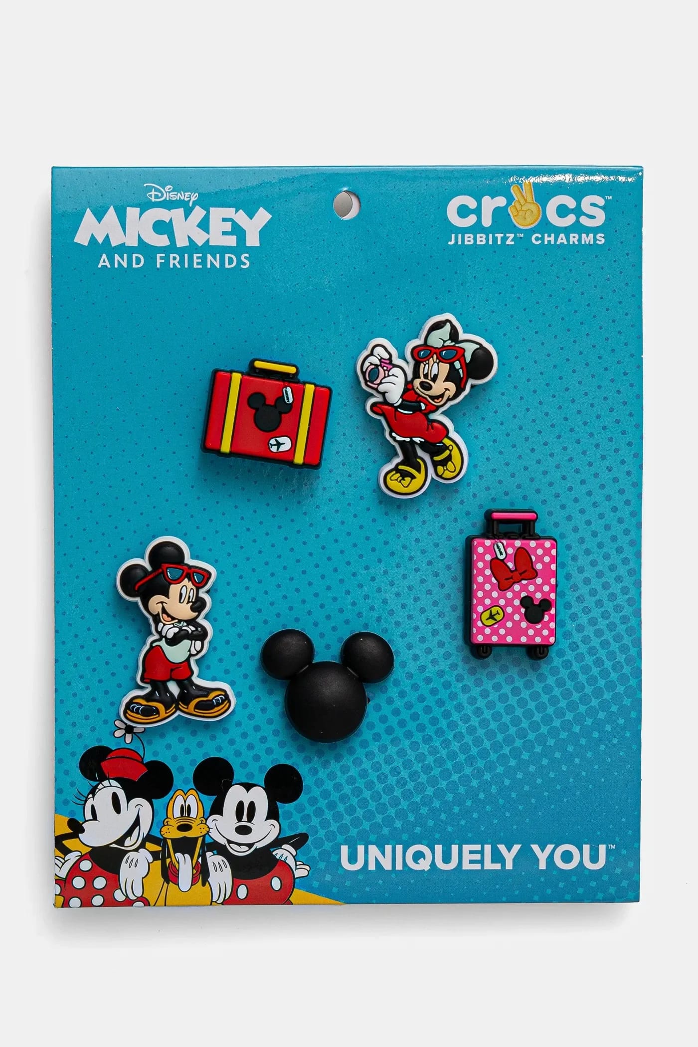 Набор из 5 булавок для обуви Mickey Vacation 5 шт.