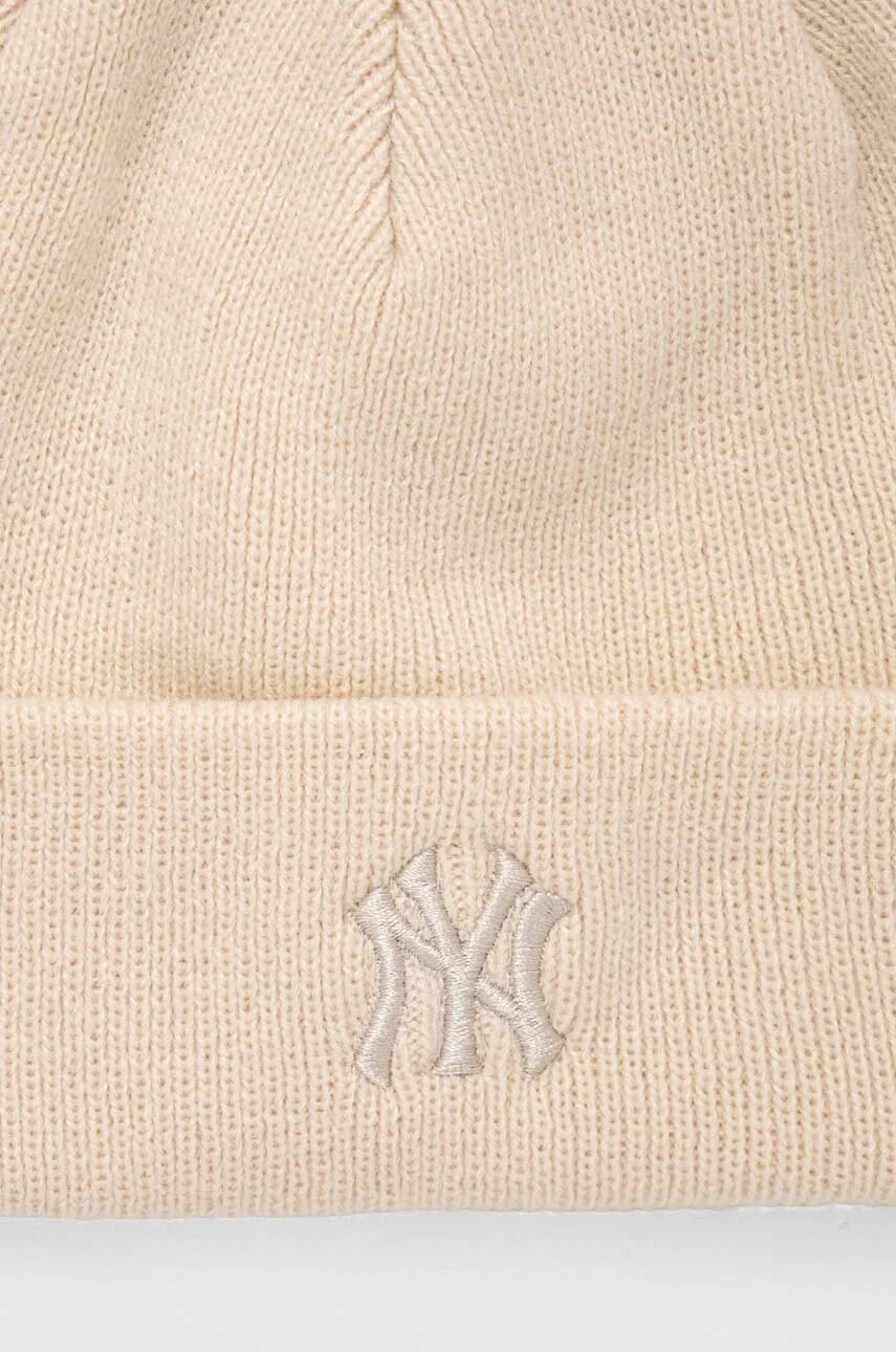 Кепка MLB Нью-Йорк Янкиз бежевая для мужчин - фото 3
