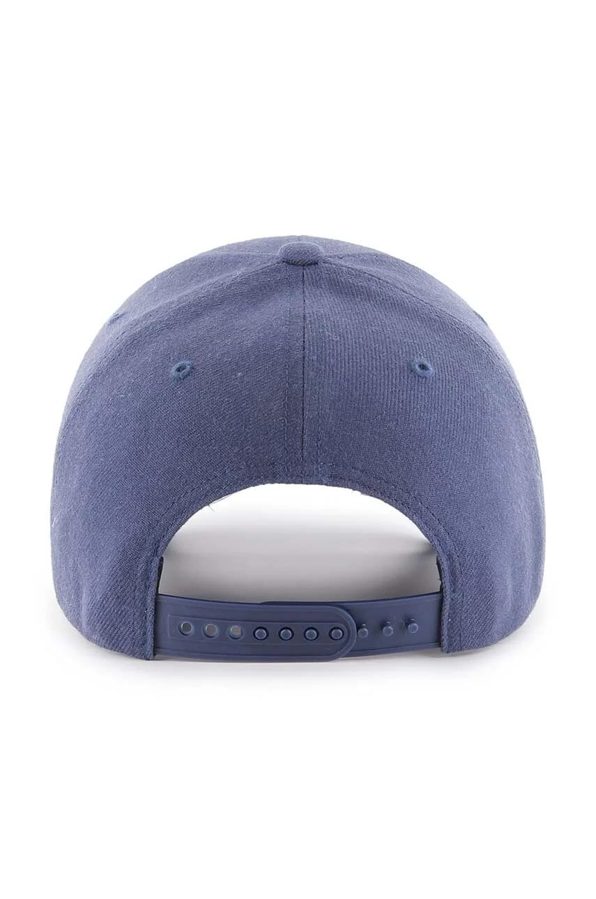 Бейсболка MLB New York Yankees из смесовой шерсти фиолетовая для мужчин - фото 2