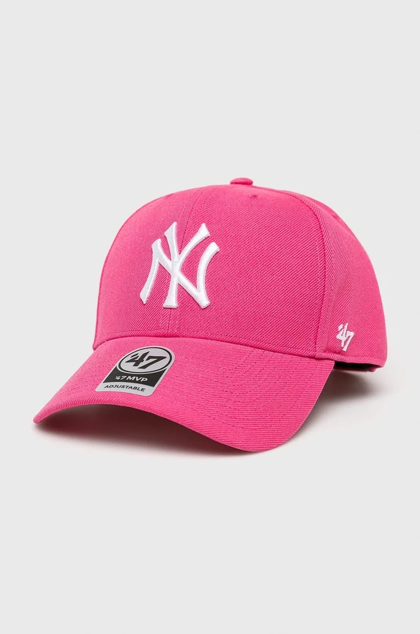 Кепка MLB Нью-Йорк Янкиз розовая для женщин
