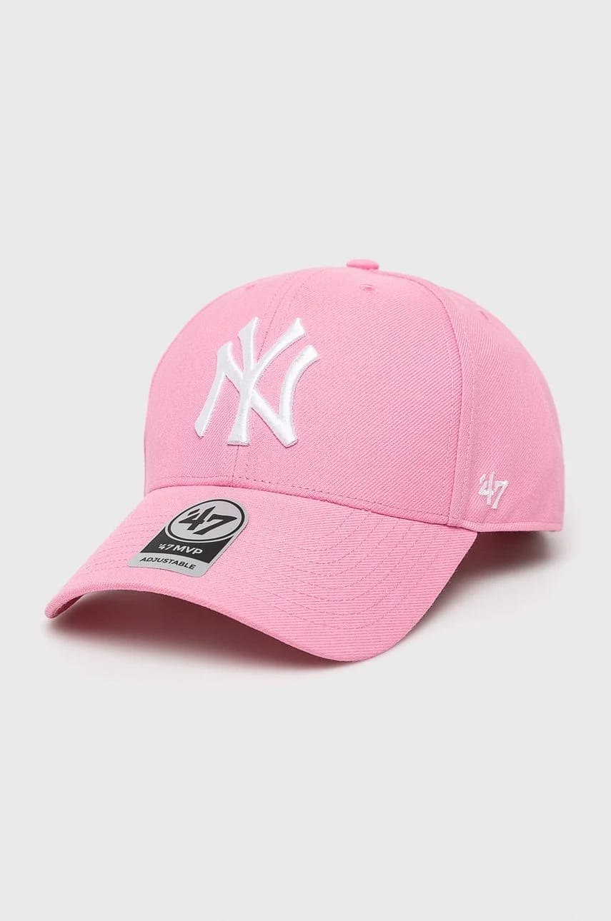 Кепка MLB Нью-Йорк Янкиз розовая для женщин