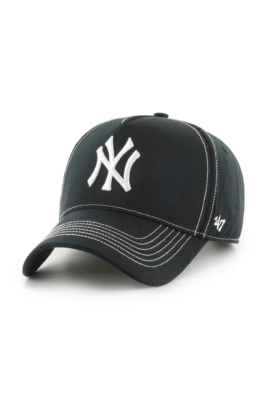Хлопковая бейсболка MLB New York Yankees черная для мужчин