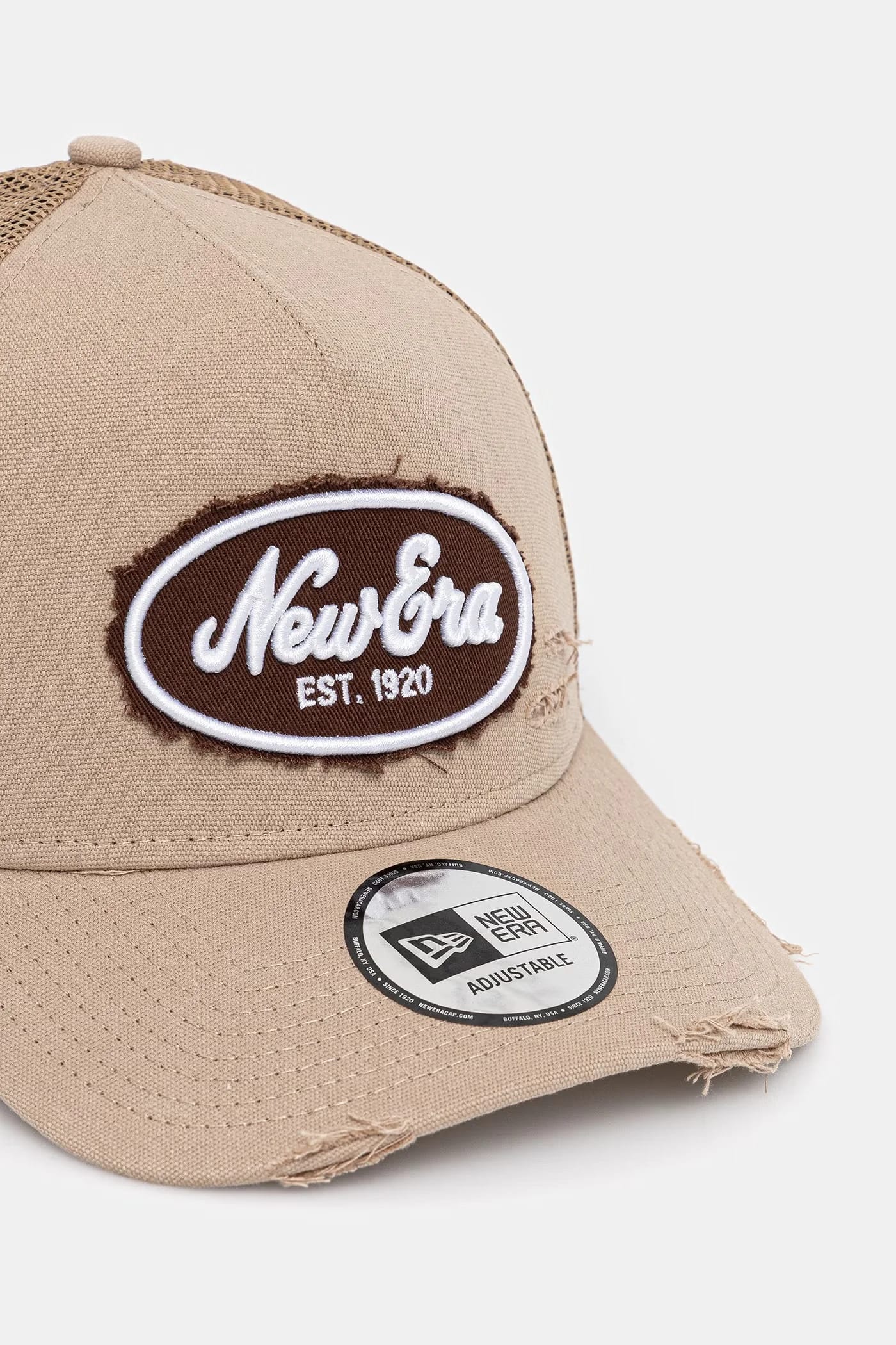 Бейсбольная кепка OVAL CANVAS DISTRESS TRUCKER - фото 2