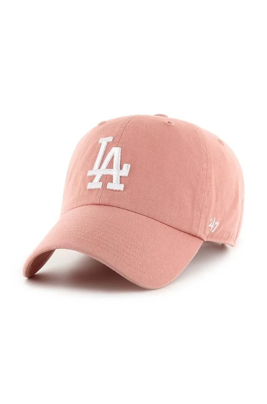 Хлопковая бейсболка MLB Los Angeles Dodgers апельсин для мужчин